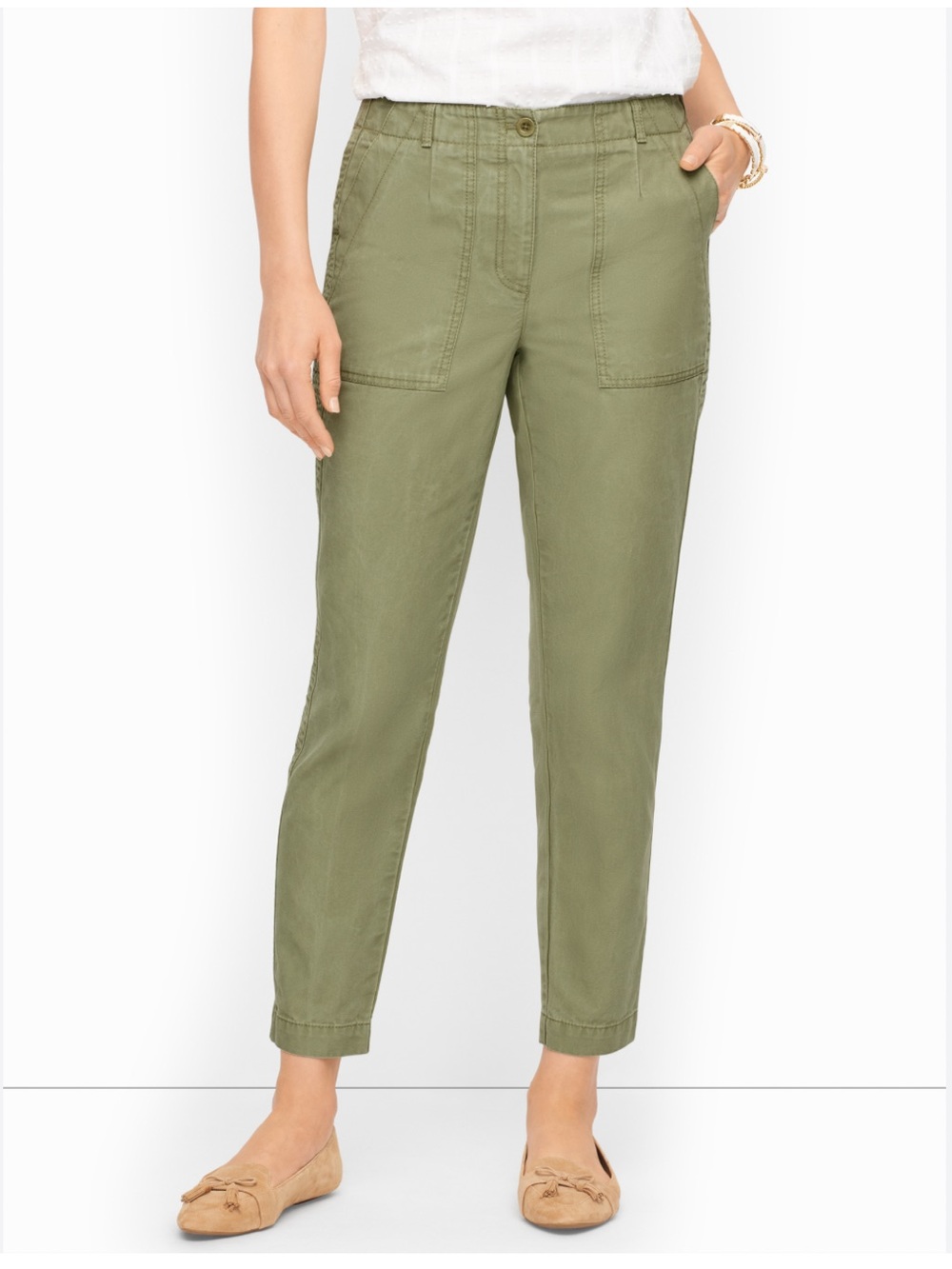 Talbots Slim Cargo Pants size 6